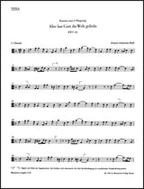Bach: Also hat Gott die Welt geliebt, BWV 68