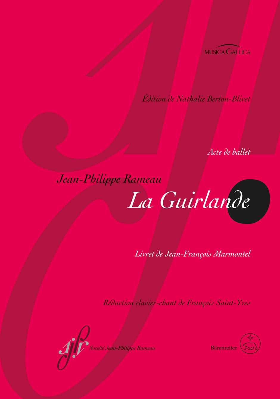 Rameau: La Guirlande, RCT 42
