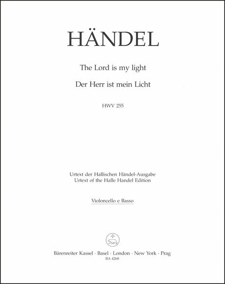 Handel: The Lord is my light, HWV 255