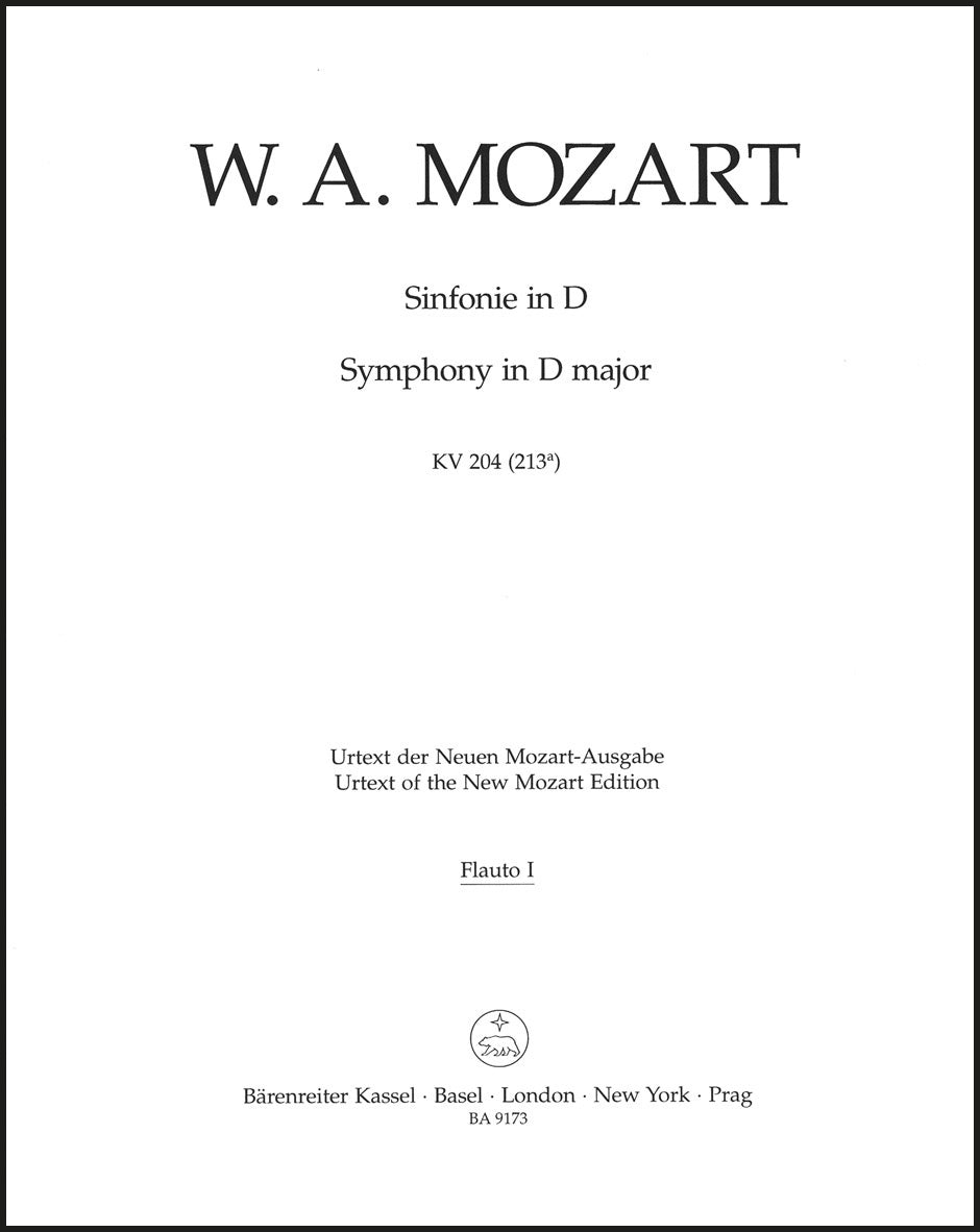 Mozart: Symphony in D Major