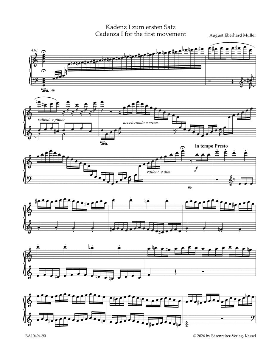 Mozart: Piano Concerto No. 25 in C Major, K. 503