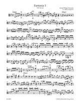 Telemann: Twelve Fantasias, TWV 40: 26–37 (arr. for viola)