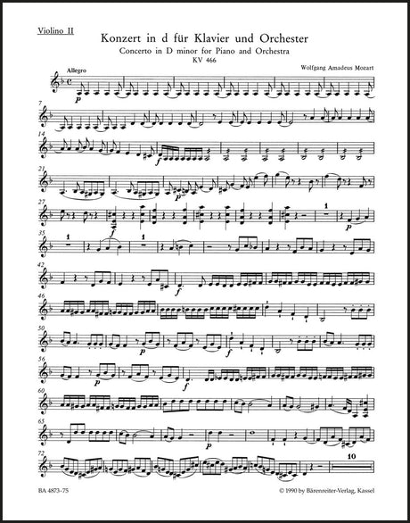 Mozart: Piano Concerto No. 20 in D Minor, K. 466