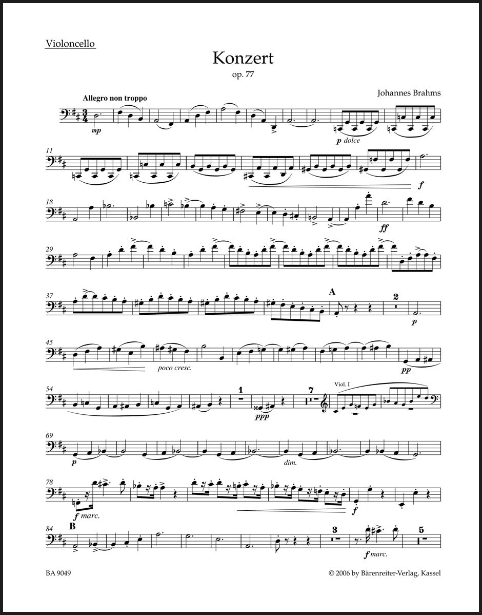Brahms: Violin Concerto in D Major, Op. 77