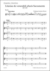 Mozart: Litaniae de venerabili altaris Sacramento, K. 125