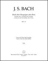Bach: Brich dem Hungrigen dein Brot, BWV 39