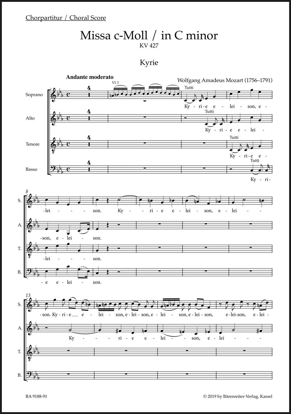 Mozart: Missa in C Minor, K. 427 (417a)