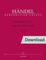 Handel: My song shall be alway, HWV 252