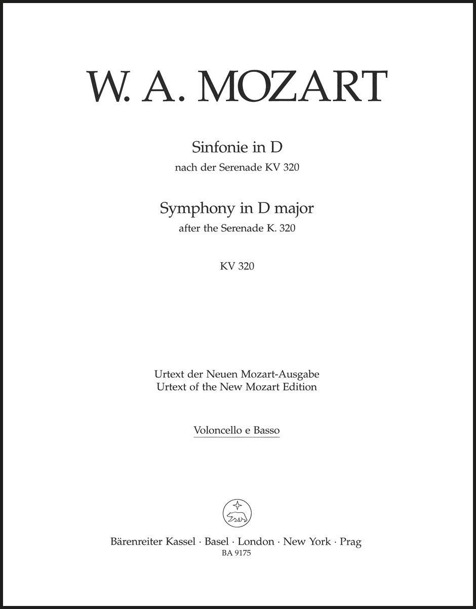 Mozart: Symphony in D Major