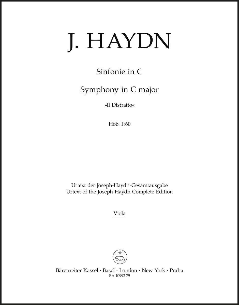 Haydn: Symphony in C Major, Hob. I:60