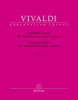 Vivaldi: Complete Cello Sonatas, RV 39-47