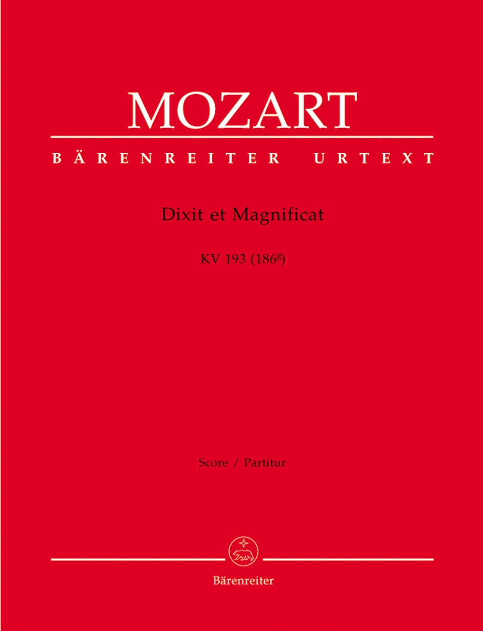 Mozart: Dixit et Magnificat, K. 193 (186g)