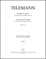 Telemann: Viola Concerto in G Major, TWV 51:G9