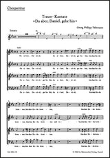 Telemann: Du aber, Daniel, gehe hin, TVWV 4:17