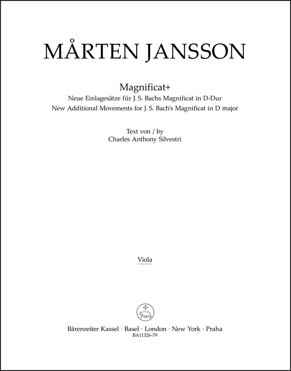 Jansson: Magnificat+
