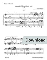 Beethoven: Mass in C Major, Op. 86 (arr. for choir & keyboards)