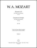 Mozart: Violin Concerto No. 4 in D Major, K. 218