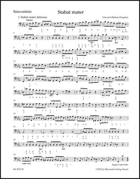 Pergolesi: Stabat mater