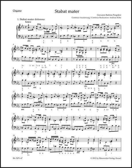 Pergolesi: Stabat mater