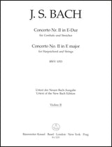 Bach: Harpsichord Concerto No. 2 in E Major, BWV 1053