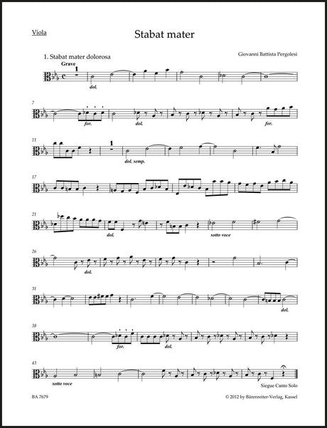 Pergolesi: Stabat mater