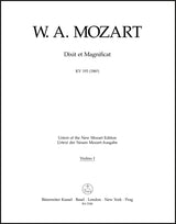 Mozart: Dixit et Magnificat, K. 193 (186g)