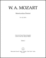 Mozart: Misericordias Domini, K. 222 (205a)