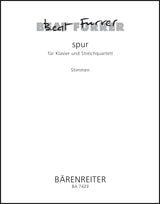 Furrer: spur for Piano and String Quartet
