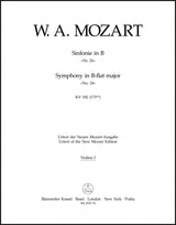 Mozart: Symphony No. 24 in B-flat Major, K. 182 (173dA)