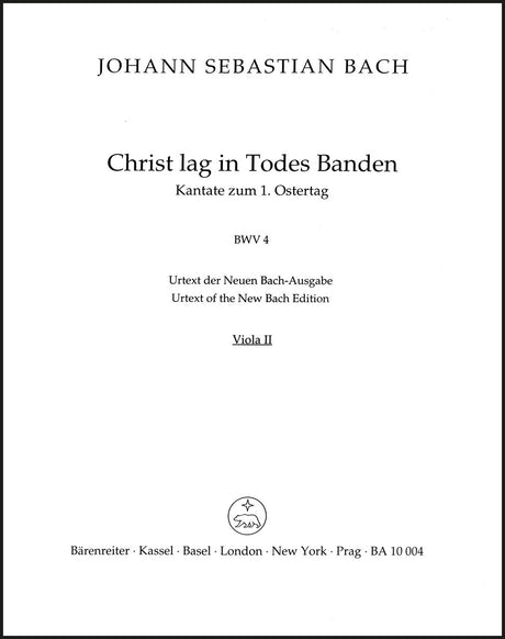 Bach: Christ lag in Todes Banden, BWV 4
