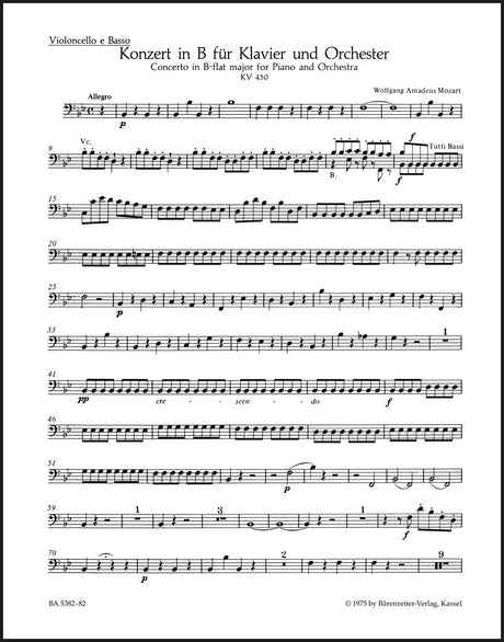 Mozart: Piano Concerto No. 15 in B-flat Major, K. 450