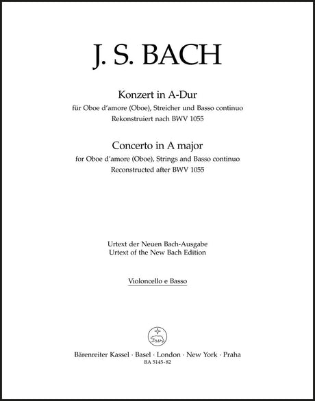 Bach: Oboe Concerto in A Major