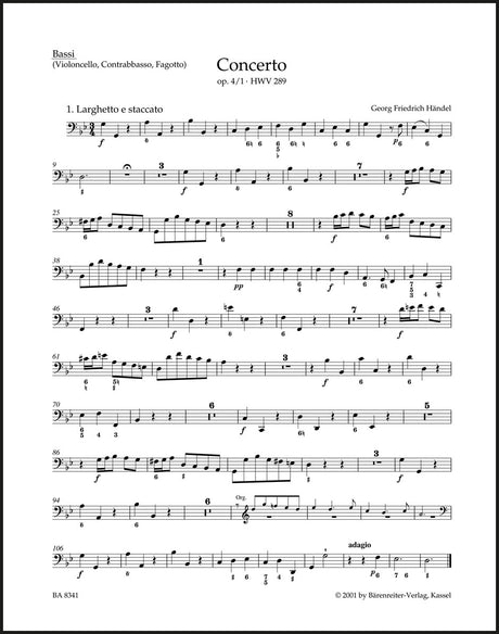 Handel: Organ Concerto in G Minor, HWV 289, Op. 4, No. 1