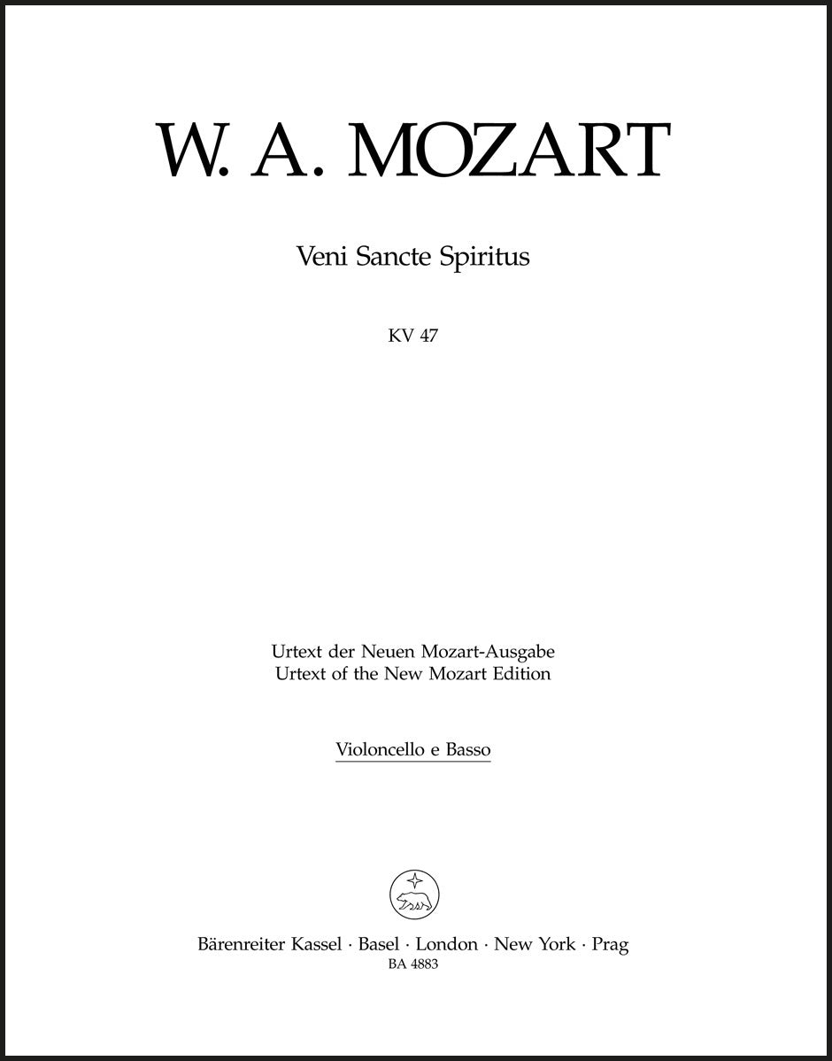 Mozart: Veni Sancte Spiritus, K. 47