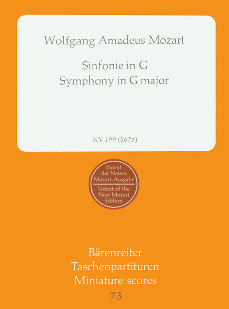 Mozart: Symphony No. 27 in G Major, K. 199 (161b)