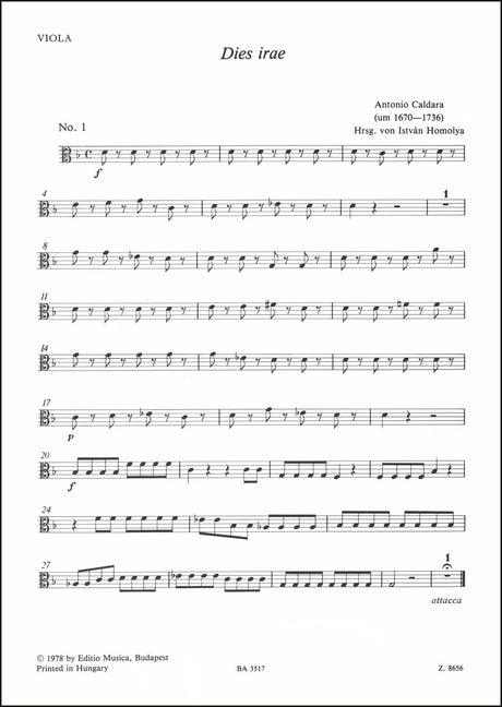 Caldara: Dies irae