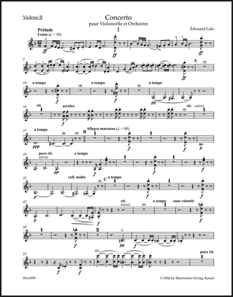 Lalo: Cello Concerto in D Minor