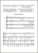 Pachelbel: Christ lay in grim death's prison