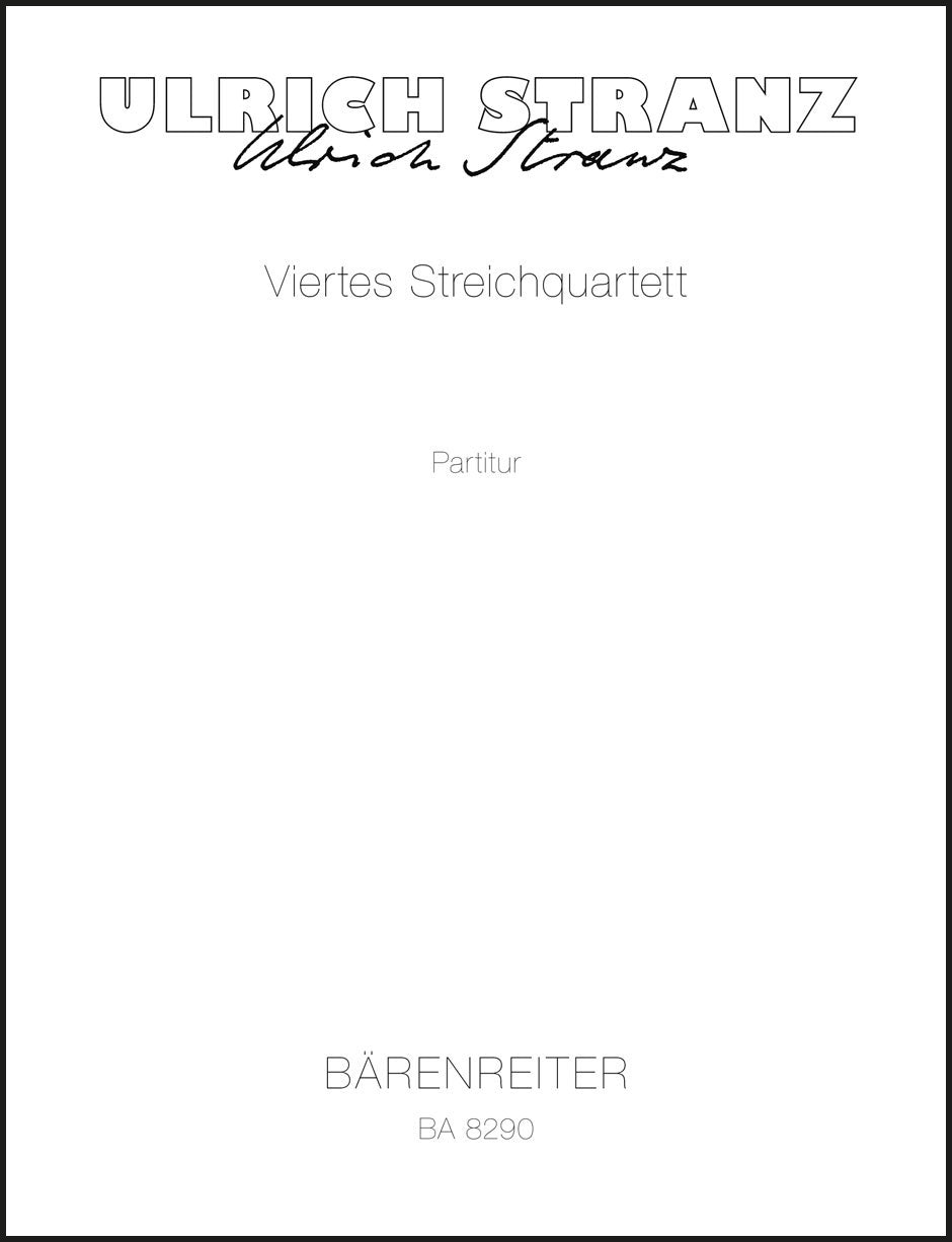 Stranz: String Quartet No. 4