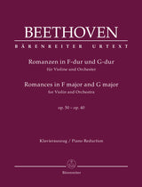 Beethoven: Romances in F Major, Op. 50 and G Major, Op. 40