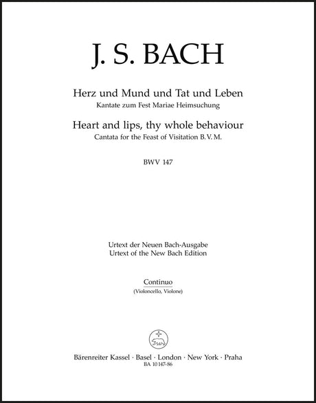 Bach: Herz und Mund und Tat und Leben, BWV 147
