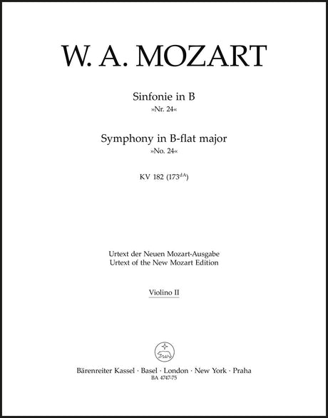 Mozart: Symphony No. 24 in B-flat Major, K. 182 (173dA)