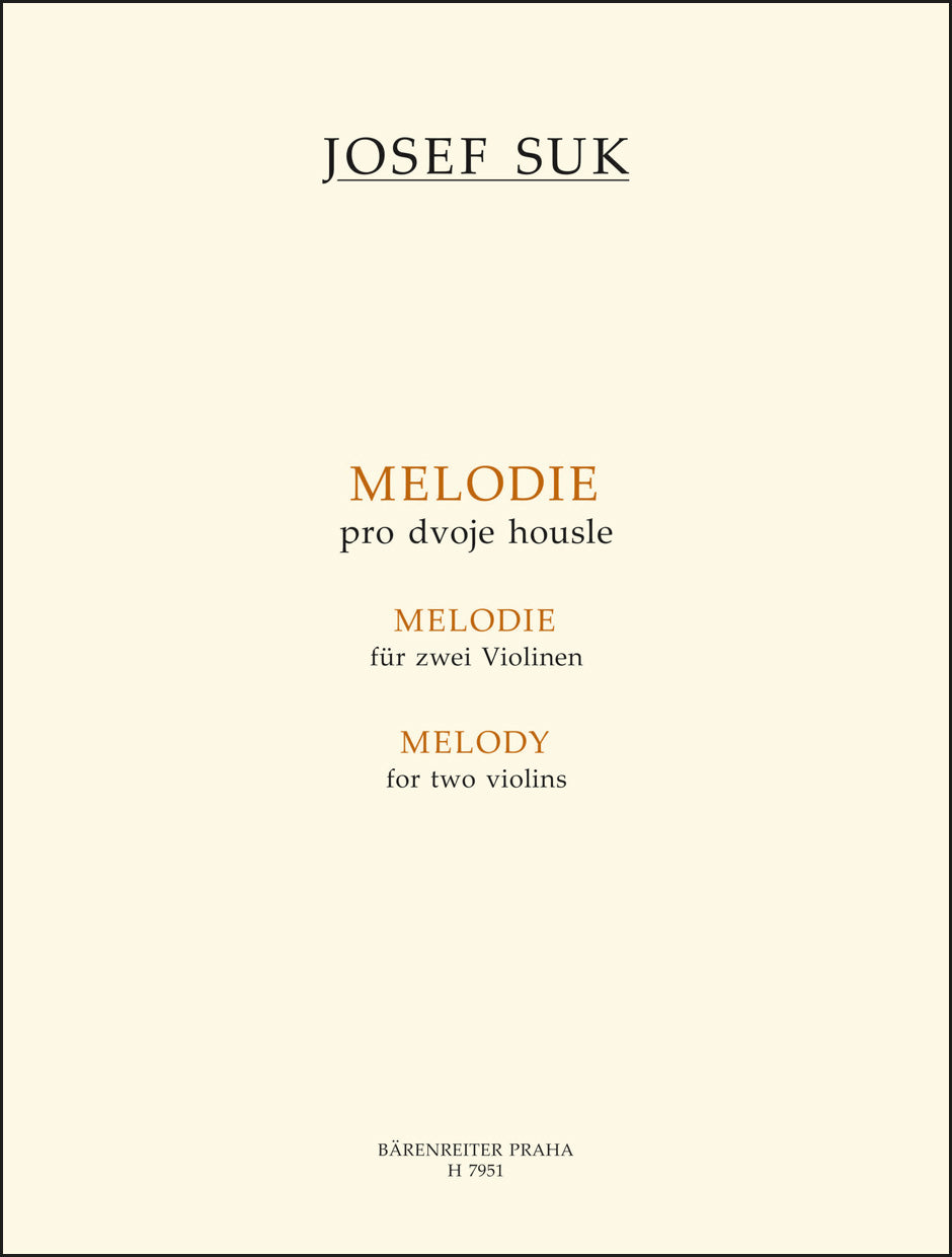 Suk: Melody