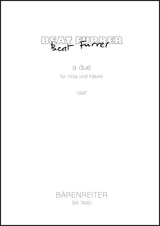 Furrer: a due for Viola and Piano