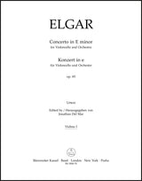 Elgar: Cello Concerto in E Minor, Op. 85