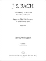 Bach: Harpsichord Concerto No. 2 in E Major, BWV 1053