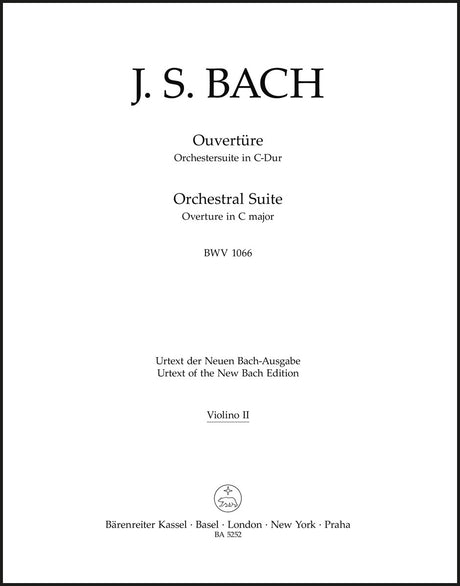 Bach: Orchestral Suite (Overture) in C Major, BWV 1066