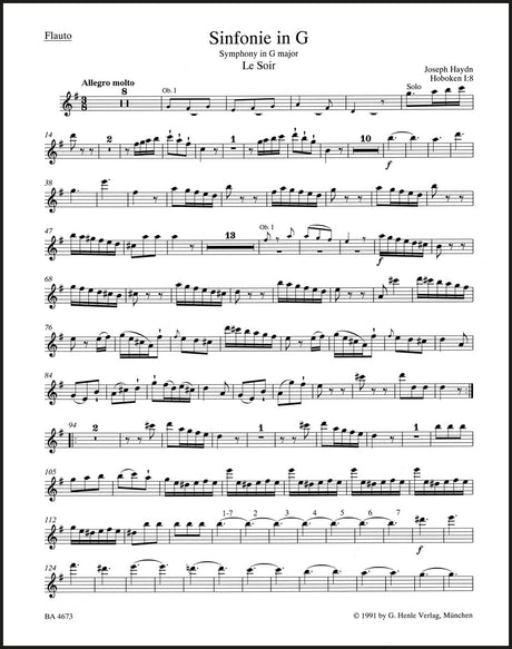 Haydn: Symphony No. 8 in G Major, Hob. I:8