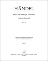 Handel: Music for the Royal Fireworks, HWV 351