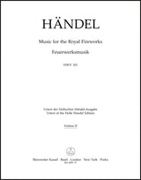 Handel: Music for the Royal Fireworks, HWV 351
